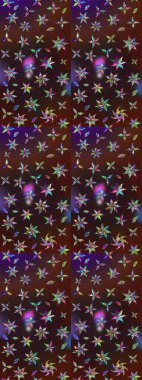 Doodle tarzı. Elle çizilmiş sonbahar çiçeği deseni. Tekstil ve kapak tasarımı için mükemmel. Renkli kahverengi ve mor çizim deseni. Kahverengi ve mor renkte çiçekler.