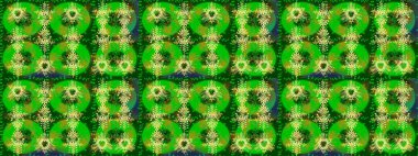 Stilize Çiçekler. Lace Snowflakes 'in etnik kökü. Kumaş veya Duvar Kağıdı Tasarımı. Mandalas 'ın dekoratif dokusu. Raster illüstrasyonu. Tekstil için Lacy Fashion Print. Halk Biçimi.