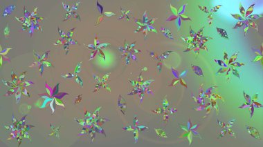 Gri ve bej renkli çiçekler. Kumaş desenli papatya çiçekleri ayrıntıları.