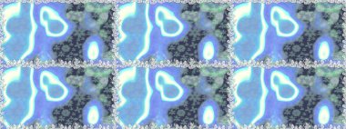 Mavi renkli çiçekler. Renkli Bahar Temalı Kusursuz Arkaplan. Düz Çiçek Elementleri Tasarımı. Çiçekle kusursuz desen.