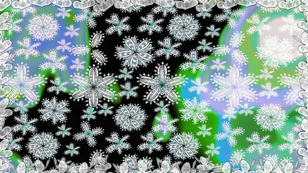 Suluboya resim taklit Raster çizimi. Yaz çiçekleri teması. El çizimi, soyut ve süslü elementler. Tarafsız renkler. Klasik çiçekler..