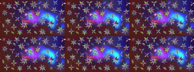 Yumuşak, mor ve mor renkte yaz çiçekleri. Raster illüstrasyonu. Raster çiçek desenli ve çiçekli..