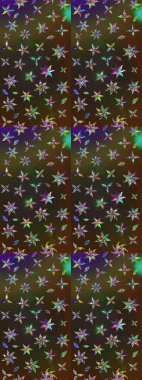 Soyut etnik raster çizim kalıbı. Kabile sanatı boho baskısı, klasik çiçek arkaplanı. Arkaplan dokusu, duvar kağıdı, kahverengi ve gri renkli çiçek teması.