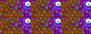 Suluboya desenli çiçek deseni. Dekorasyon ve tasarım için güzel bir desen. Moda baskısı. Çiçeğin suluboya çizimlerinin mükemmel deseni. Ayarlanmış.