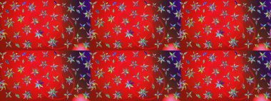 Tekstil veya kitap kapakları, imalat, duvar kağıtları, baskı, hediye paketi ve yapıştırma kitabı için çiçek eskizi geçmişi. Raster illüstrasyonu. Küçük ölçekli çiçeklerdeki basit sevimli desen.