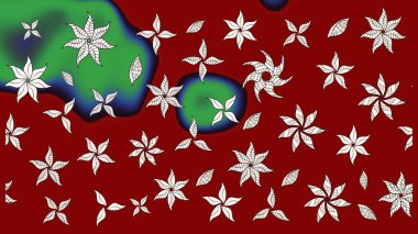 Simple cute pattern in small-scale flowers. Raster illustration. Floral sketch background for textile or book covers, manufacturing, wallpapers, print, gift wrap and scrapbooking.