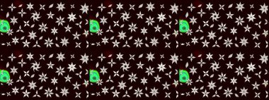 Çiçekli el çizimi çizimi deseni. Modern gelişim siyah ve nötr raster arka plan duvar kâğıdı resimleme klasik çizgili iz sürme desenli çiçekler, çiçekli süsler.