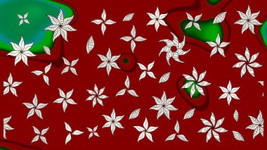 Raster - stok. Kırmızı ve nötr çiçekli eskiz deseni, suluboya çiçek deseni, şirin çiçek, duvar kağıdı, kart veya kumaş için fayanslı.