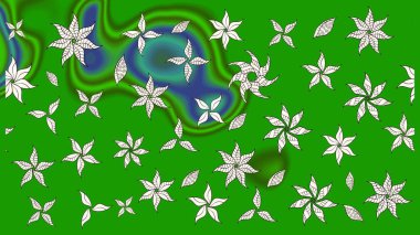 Büyük bir çiçek boyası seti. Kartlar, davetiyeler, tarih kartları ve daha fazlası için kullanılabilir. Raster şirin suluboya çiçek deseni çizimi.