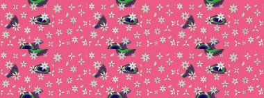 Paket kağıdı için en iyisi. Doğal kozmetik ürünleri, parfüm, çiçekçi dükkanı için bahar ihalesi tasarımı. Karşılama ya da düğün geçmişi olarak kullanılabilir. Pembe ve nötr lale çiçekleriyle Raster eskiz deseni.