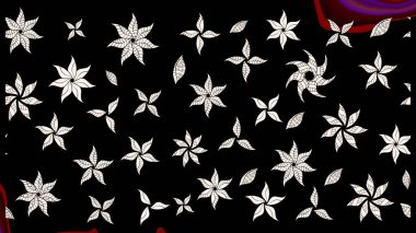 Paketleme, tekstil, duvar kâğıdı için çiçek eskizi. Yumuşak pamuk tasarımı. Klasik çiçek desenli. Yumuşak fayans. Raster taze dokusu.