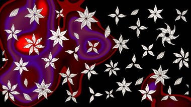 Tony 'nin kumaş kalıbını çiz. Raster illüstrasyonu. Küçük çiçekteki sevimli çiçek deseni. Modaya uygun kumaş deseni.