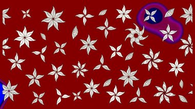 Modern gelişim kırmızı ve nötr raster arka plan duvar kâğıdı çizgisi, klasik desenli desenli desenli çiçekler, çiçekli süsler. Çiçekli el çizimi çizimi deseni.