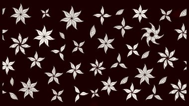 Renkli Yaz Temalı eskiz kalıbı. Sevimli çiçek raster deseni. Düz Çiçek Elementleri Tasarımı. Modaya uygun kumaş deseni.