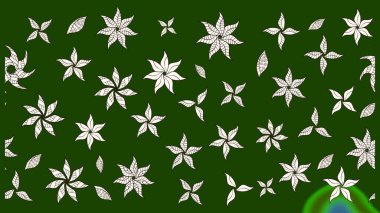 Kabile sanatı boho baskısı, klasik çiçek arkaplanı. Soyut etnik raster çizim kalıbı. Arkaplan dokusu, duvar kağıdı, yeşil ve nötr renklerde çiçek teması.