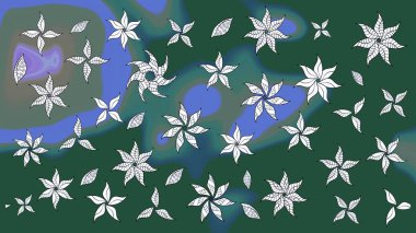 Raster illüstrasyonu. Suluboya çizim kalıbı. Eski model. Moda baskısı. Çiçeğin suluboya çizimlerinin mükemmel deseni. Dekorasyon ve tasarım için güzel desen.