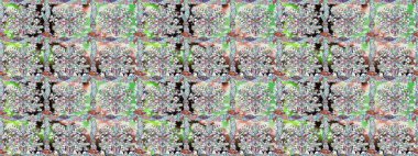 Raster illüstrasyonu. Çiçeklerle suluboya desenli çiçek deseni. Tarafsız renklerde Asyalı tekstil.