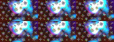 Raster çiçek desenli çiçek deseni, yapraklar, dekoratif elementler, sıçrama, lekeler, el çizimi kontur çizgileri ve Doodle çizim stili, grafik raster çizim çizimi.