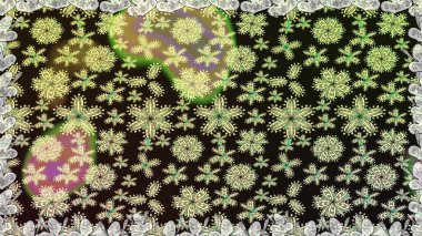 Botanik kusursuz desen. Raster deseni. Suluboya etkisi. Organik elementler.