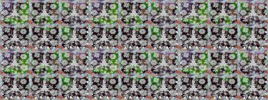Fashionable fabric pattern. Raster illustration. Cute Floral pattern in the small flower. Seamless Tony fabric pattern.