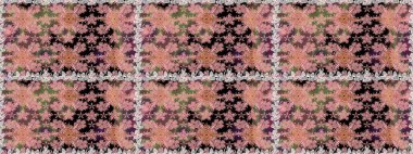 Raster stili kumaş deseni. Çiçekler suluboya desensiz.