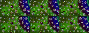 Çiçekli el çizimi çizimi deseni. Modern gelişim yeşil ve mavi raster arka plan duvar kâğıdı illüstrasyon klasik çizgili iz sürme desenli çiçekler, çiçekli süsler.