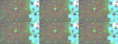 Raster güzel bir çiçek deseni çizmiş. Bahar mevsimi. Tatil havası. Nazik romantik baskı. Gri ve bej renkli çiçekler.