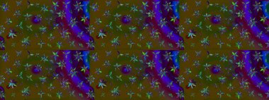 Eski usul küçük çiçekli şirin bir eskiz deseni. Moda arka planında parlak buketler. Kumaş, duvar kağıdı ve kağıt üzerine baskı yapmak için gelişen arka plan. Raster illüstrasyonu.