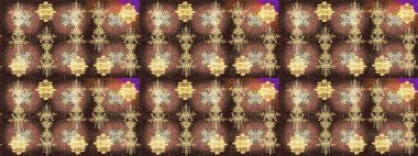 Meteoroloji buz koleksiyonu. Kış Noel 'inde kar bembeyaz kristal element. Xmas Frost kar taneleri izole edilmiş siluet sembolü. Kar Tanesi raster ikonu arka plan kahverengi, bej, sarı renk. Raster..