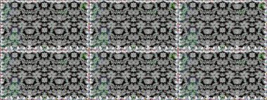 Çiçekler, suluboya ile sorunsuz çiçek desenli. Raster desen. Fantezi kumaş deseni.