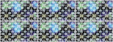 Raster deseni. Çiçekler, suluboya ile dikişsiz çiçek deseni. Küçük çiçek Güzel Çiçek desen.