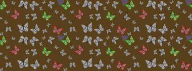 Albüm için resim. Kart ve Fotoğraf Çocukları Albümleri Üzerine Bebekler Kitabı ve Dijital Baskı. Raster illüstrasyonu. Robot resim. Clipart kahverengi kelebek Sihirli karikatür hakkında.