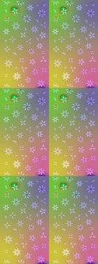 Eski usul küçük çiçekli şirin bir eskiz deseni. Moda arka planında parlak buketler. Kumaş, duvar kağıdı ve kağıt üzerine baskı yapmak için gelişen arka plan. Raster illüstrasyonu.