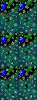 Güzel kumaş deseni. Çizim raster deseni. Çiçek arka planı.