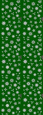 Raster suluboya çiçek deseni, narin çiçekler, yeşil ve nötr çiçekler, tebrik kartı şablonu. Güzel kumaş deseni.