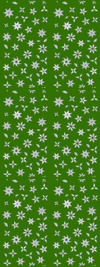 Renkli Bahar Teması eskiz kalıbı. Raster illüstrasyonundaki çiçek desenli çizim. Düz Çiçek Elementleri Tasarımı. Süslü kumaş deseni.