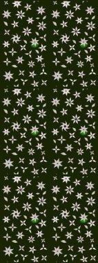 Raster illüstrasyonu. Gri ve nötr renkte çiçekler. Çiçek süslemeli çizim deseni.