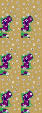 Çiçekleri, deniz kabukları, mandalaları ve suluboya efektleriyle donanma geçmişi. Eskiz modeli etnik tasarım. Yatak çarşafları, ceket, paket tasarımı, kumaş ve moda kavramları için tekstil baskısı.