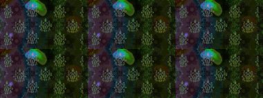 Gri renkler ve parlak çiçekler üzerine soyut çizim deseni. Çiçeksel elementlerle süslenmiş zarif raster dokusu. Küçük çiçekte şirin bir çiçek deseni var..