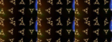 Siyah, kahverengi ve gri renklerde. Siyah, kahverengi ve gri renkli papatyaların siyah, kahverengi ve gri desenleri. Raster illüstrasyonu.