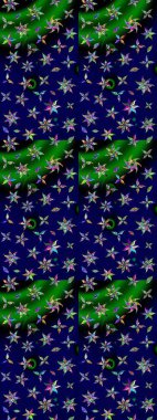 Düz Çiçek Elementleri Tasarımı. Renkli Bahar Teması eskiz kalıbı. Çocuk stili. Çiçekli çizim raster arkaplanı.