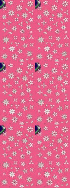 Raster deseni. Küçük çiçekte güzel bir çiçek deseni var. Çiçekli çiçek deseni, suluboya..