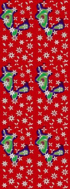 Çiçeksel elementlerle süslenmiş zarif raster dokusu. Küçük çiçekte hoş bir çiçek deseni var. Parlak çiçekli kırmızı ve nötr renkler üzerine soyut çizim deseni.