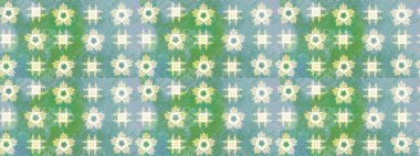 Düz Çiçek Elementleri Tasarımı. Renkli Yaz Temalı eskiz kalıbı. Güzel kumaş deseni. Yazdır. Raster çiçekli arka plan. Güzel çizim şekli..