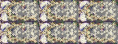 Raster. Sabıka fotoğraflarında, bebek kıyafetlerinde, duvar kâğıtlarında, paket kutularında falan kullanılabilir. Zarif, parlak ve eskiz gri çiçek desenli.