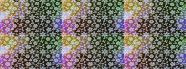 Düz Çiçek Elementleri Tasarımı. Renkli Bahar Teması eskiz kalıbı. Kahverengi renkli çiçekler. Sevimli çiçek raster deseni.