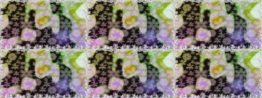 Raster illüstrasyonu. Eski model. Dekorasyon ve tasarım için güzel bir desen. Suluboya kusursuz desen. Moda baskısı. Çiçeğin suluboya çizimlerinin zarif deseni.