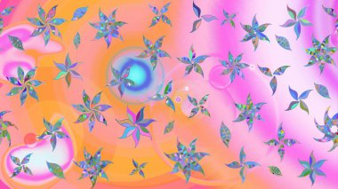 Raster - stok. Eskiz arkaplan modeli. Vadinin çiçekleri pembe ve nötr renklerde. Suluboya, elle çizilmiş.