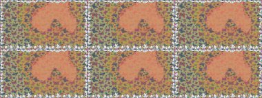 Doğadaki güzellik. Raster illüstrasyonu. Suluboya stilinde uçan kelebeklerin kusursuz deseni. Tarafsız renkler üzerine bir resim. Kumaş, Tekstil, Yazdırma ve Davetiye için arkaplan.