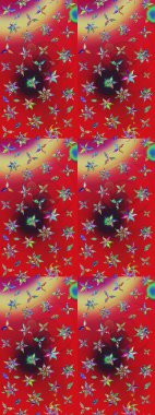 Tekstil, kumaş, kapaklar, duvar kağıtları, baskı, naylon, koleksiyon defteri, örgü, dekupaj için güzel bir eskiz. Küçük kırmızı ve nötr çiçeklerle oldukça eski bir besin torbası deseni. Millefleurlar.